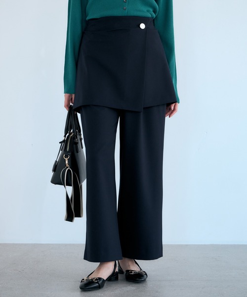 Elura(エルーラ)の「映えラクワイドパンツ<低身長サイズあり>/634730(その他パンツ・レディース・チェック/ネイビー/ライトグレー・MEDIUM/LARGE/FREE(S))」の15枚目の写真