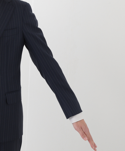 EDIFICE(エディフィス)の「D.OLIVER 3ボタン マルチストライプ(スーツセット・メンズ・ダークブルー・44)」の19枚目の写真