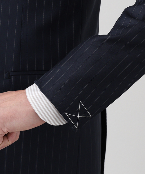 EDIFICE(エディフィス)の「D.OLIVER 3ボタン マルチストライプ(スーツセット・メンズ・ダークブルー・44)」の18枚目の写真