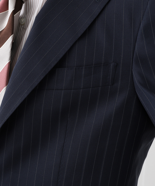 EDIFICE(エディフィス)の「D.OLIVER 3ボタン マルチストライプ(スーツセット・メンズ・ダークブルー・44)」の16枚目の写真