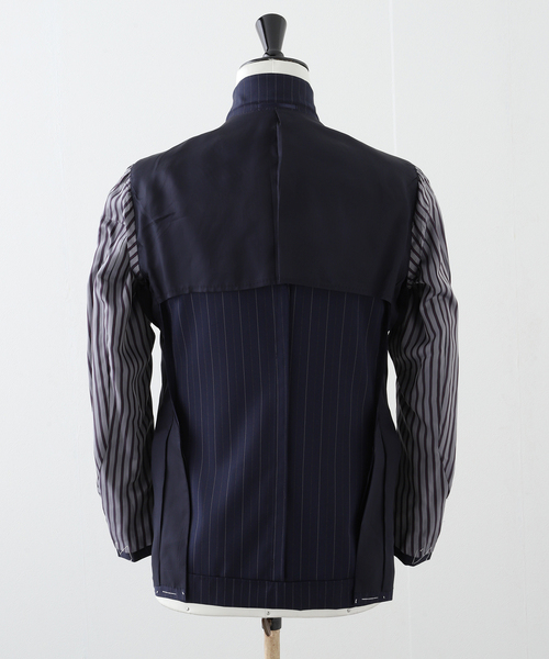 EDIFICE(エディフィス)の「D.OLIVER 3ボタン マルチストライプ(スーツセット・メンズ・ダークブルー・44)」の12枚目の写真