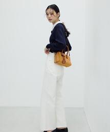 NATURAL BEAUTY BASIC（ナチュラルビューティーベーシック）の「【Oggi.jp掲載】【sweet掲載】◇ワイドストレートデニムパンツ（デニムパンツ）」