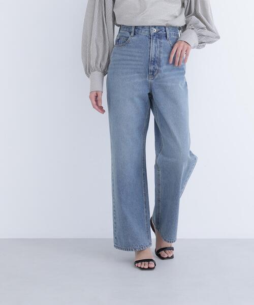 NATURAL BEAUTY BASIC（ナチュラルビューティーベーシック）の「【Oggi.jp掲載】【sweet掲載】◇ワイドストレートデニムパンツ（デニムパンツ・レディース・オフホワイト/ブルー/ピンク/ブルー系その他2・X-SMALL/SMALL/MEDIUM）」の19枚目の写真