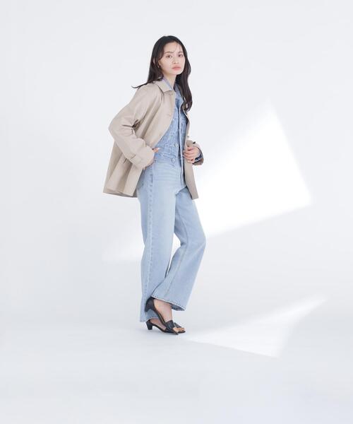 NATURAL BEAUTY BASIC(ナチュラルビューティーベーシック)の「◇ワイドストレートデニムパンツ(デニムパンツ・レディース・オフホワイト/ブルー/ピンク/ブルー系その他2・X-SMALL/SMALL/MEDIUM)」の10枚目の写真