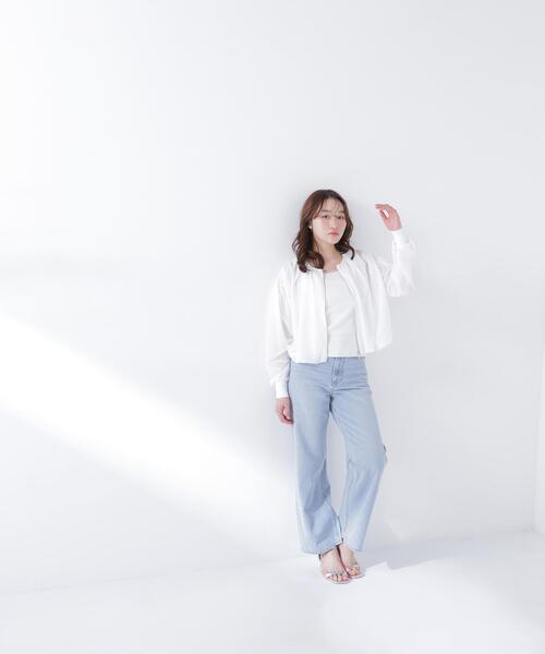 NATURAL BEAUTY BASIC(ナチュラルビューティーベーシック)の「◇ワイドストレートデニムパンツ(デニムパンツ・レディース・オフホワイト/ブルー/ピンク/ブルー系その他2・X-SMALL/SMALL/MEDIUM)」の16枚目の写真