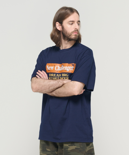 CARGOBROS（カーゴブロス）の「ニューチャレンジ 半袖Tシャツ (ネイビー)（Tシャツ/カットソー・メンズ・その他・2XL/L/XL/S/M）」の8枚目の写真