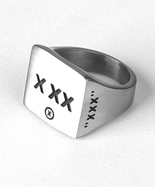S SY(エスエスワイ)の「X XX ロゴリング(リング・メンズ・その他・S/M/L)」の1枚目の写真