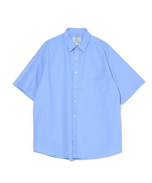 BRUMAN(ブルーマン)の「Cotton Short Sleeve Shirt (Sax)(シャツ/ブラウス・メンズ・その他・S/M/L)」の1枚目の写真