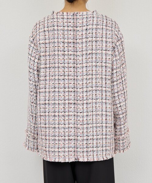 GALLARDAGALANTE(ガリャルダガランテ)の「ツイードジャケット(ベスト・レディース・オフホワイト/ブラック・FREE)」の18枚目の写真