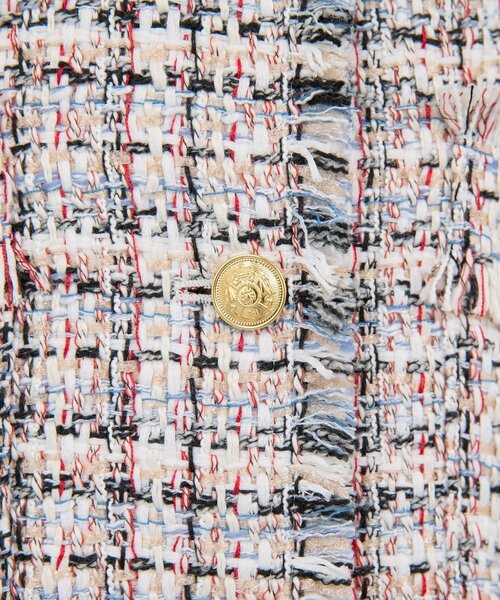 GALLARDAGALANTE(ガリャルダガランテ)の「ツイードジャケット(ベスト・レディース・オフホワイト/ブラック・FREE)」の12枚目の写真