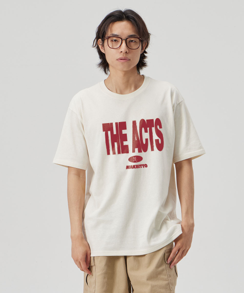 MAKEITTO（メイキット）の「[THE ACTS]CREW NECK TEE_CREAM（Tシャツ/カットソー・メンズ・その他・M/L/XL/XXL）」の3枚目の写真