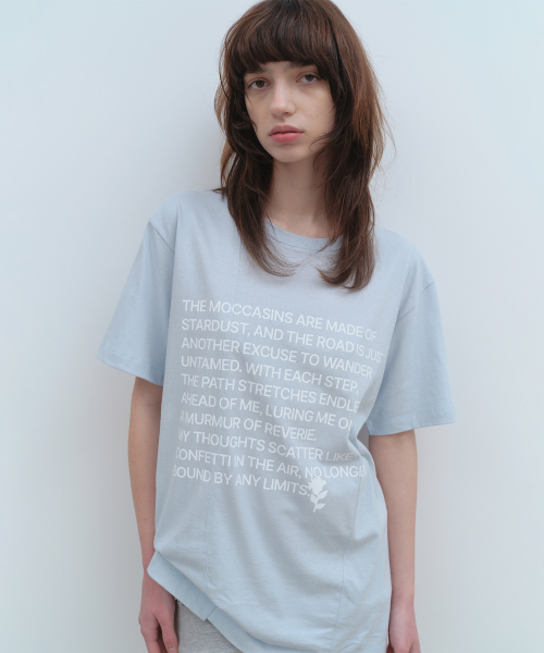 MILLO WOMEN（ミロウーマン）の「シムラインアーカイブTシャツ[スカイブルー]（Tシャツ/カットソー・レディース・その他・ONE SIZE）」の2枚目の写真