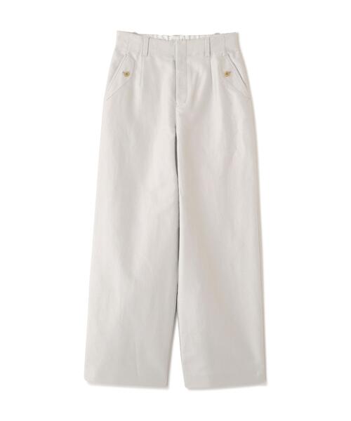 human woman（ヒューマンウーマン）の「◆【4サイズ展開/ウォッシャブル】ライトモールスキンセミワイドパンツ（その他パンツ・レディース・ネイビー/グレー・SMALL/MEDIUM/LARGE/X-SMALL）」の6枚目の写真