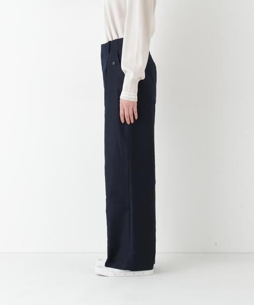 human woman（ヒューマンウーマン）の「◆【4サイズ展開/ウォッシャブル】ライトモールスキンセミワイドパンツ（その他パンツ・レディース・ネイビー/グレー・SMALL/MEDIUM/LARGE/X-SMALL）」の18枚目の写真