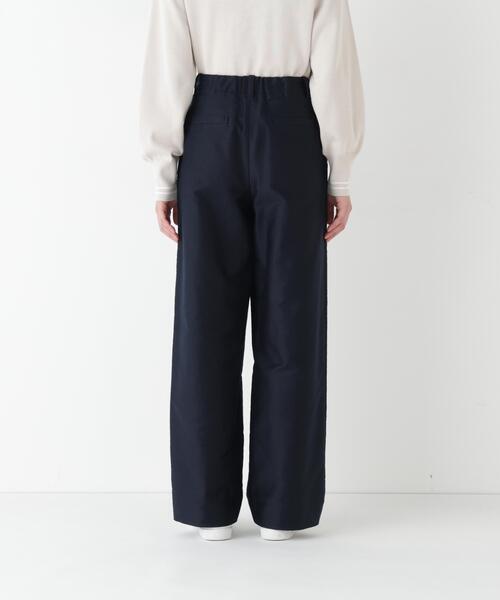 human woman（ヒューマンウーマン）の「◆【4サイズ展開/ウォッシャブル】ライトモールスキンセミワイドパンツ（その他パンツ・レディース・ネイビー/グレー・SMALL/MEDIUM/LARGE/X-SMALL）」の19枚目の写真