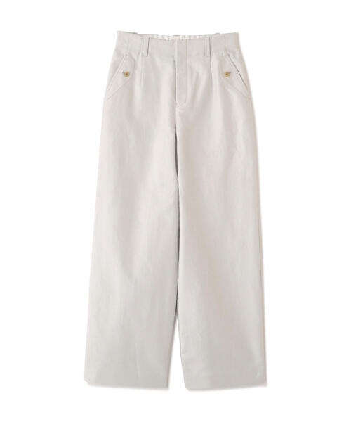 human woman（ヒューマンウーマン）の「◆【4サイズ展開/ウォッシャブル】ライトモールスキンセミワイドパンツ（その他パンツ・レディース・ネイビー/グレー・SMALL/MEDIUM/LARGE/X-SMALL）」の2枚目の写真