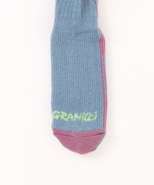 Gramicci（グラミチ）の「【63】【Gramicci】2-TONE MERINO WOOL SOCKS（ソックス/靴下・メンズ・レッド系その他/マスタード・FREE）」の3枚目の写真