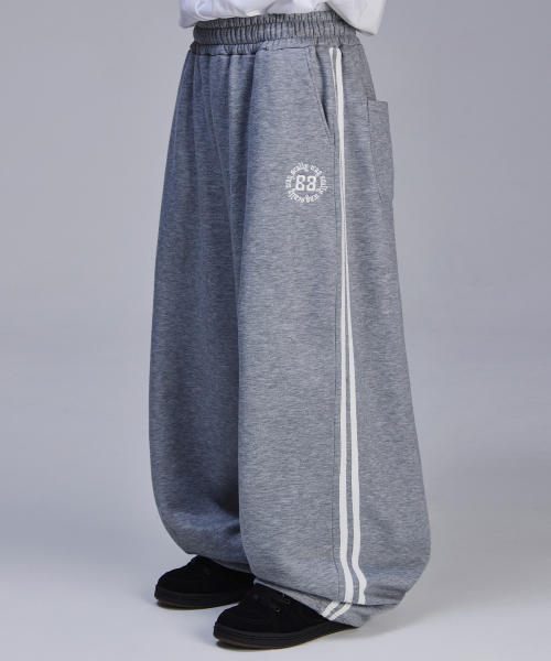 SCALLYWAG（スカリーワグ）の「88ライン起毛トレーニングパンツ[グレー]（スウェットパンツ・レディース・その他・M/L）」の2枚目の写真