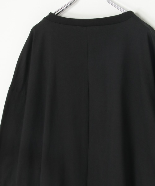 notch.（ノッチ）の「【 notch. by KR 】ドローコードビッグロンT/　ドロストロンT（Tシャツ/カットソー・レディース・オフホワイト/チャコールグレー/ブラック・M）」の22枚目の写真