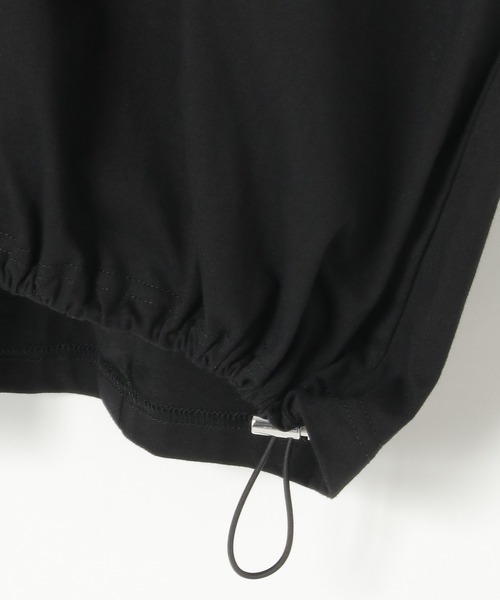 notch.（ノッチ）の「【 notch. by KR 】ドローコードビッグロンT/　ドロストロンT（Tシャツ/カットソー・レディース・オフホワイト/チャコールグレー/ブラック・M）」の17枚目の写真