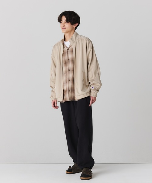 Champion（チャンピオン）の「【Champion/チャンピオン】直営限定コレクション メンズ トラックジャケット（その他アウター・メンズ・オリーブ/アイボリー系/ブラック・X-LARGE/SMALL/MEDIUM/LARGE）」の9枚目の写真