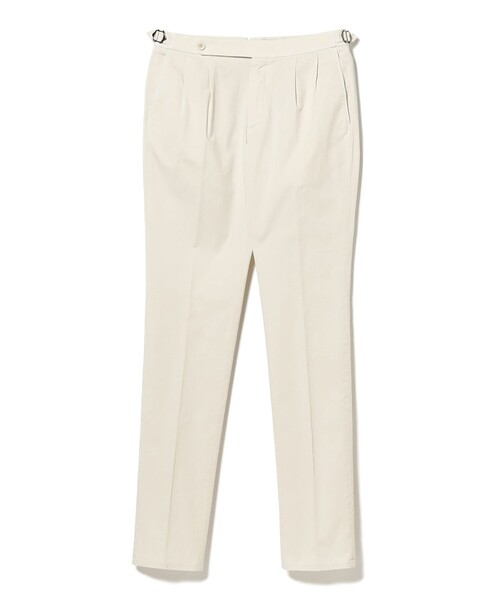 GTA（ジーティーアー）の「【別注】GTA / HERRICK ストレッチ コットン ギャバジン サイドアジャスター 2プリーツ スラックス（その他パンツ・メンズ・オフホワイト/ベージュ・48/46/44）」の14枚目の写真