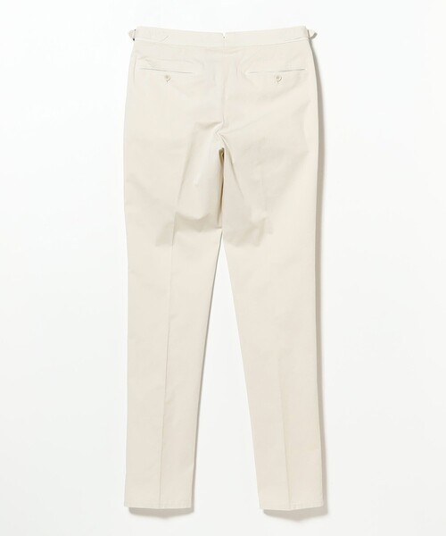 GTA（ジーティーアー）の「【別注】GTA / HERRICK ストレッチ コットン ギャバジン サイドアジャスター 2プリーツ スラックス（その他パンツ・メンズ・オフホワイト/ベージュ・48/46/44）」の12枚目の写真