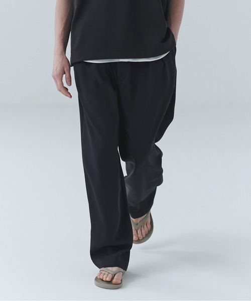 CULLNI(クルニ)の「Dry Double Cloth 3Tuck Semi Wide Pant(スラックス・メンズ・ネイビー/ダークブラウン/アッシュブラウン/ブラック・2/1/0)」の1枚目の写真