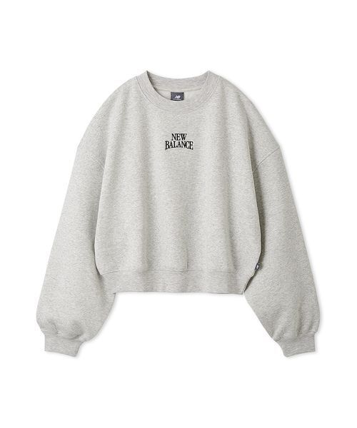 NEW BALANCE(ニューバランス)の「【New Balance for emmi】Track side フリースクルー(スウェット・レディース・ライトグレー・M/S)」の15枚目の写真