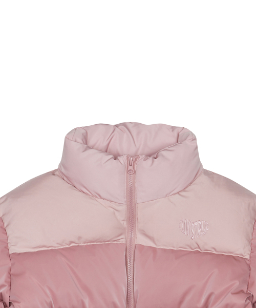 LUVISTRUE(ラヴイズトゥルー)の「AM GLOSSY SHORT PUFFER JACKET(PINK)(ダウンジャケット/コート・レディース・その他・FREE)」の5枚目の写真