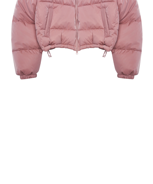 LUVISTRUE(ラヴイズトゥルー)の「AM GLOSSY SHORT PUFFER JACKET(PINK)(ダウンジャケット/コート・レディース・その他・FREE)」の6枚目の写真