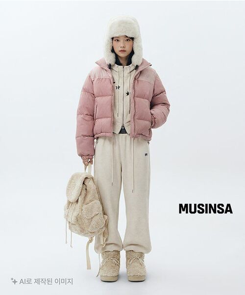 LUVISTRUE(ラヴイズトゥルー)の「AM GLOSSY SHORT PUFFER JACKET(PINK)(ダウンジャケット/コート・レディース・その他・FREE)」の7枚目の写真
