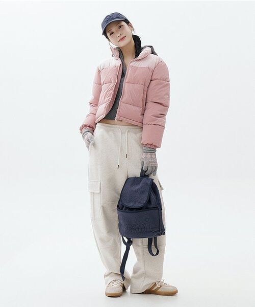 LUVISTRUE(ラヴイズトゥルー)の「AM GLOSSY SHORT PUFFER JACKET(PINK)(ダウンジャケット/コート・レディース・その他・FREE)」の8枚目の写真