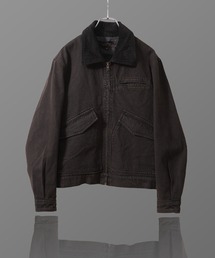 Laufer（ロイファー）の「【Laufer】 ヴィンテージ加工 デニム フライトジャケット / Vintage-Washed Denim Flight Jacket（デニムジャケット）」