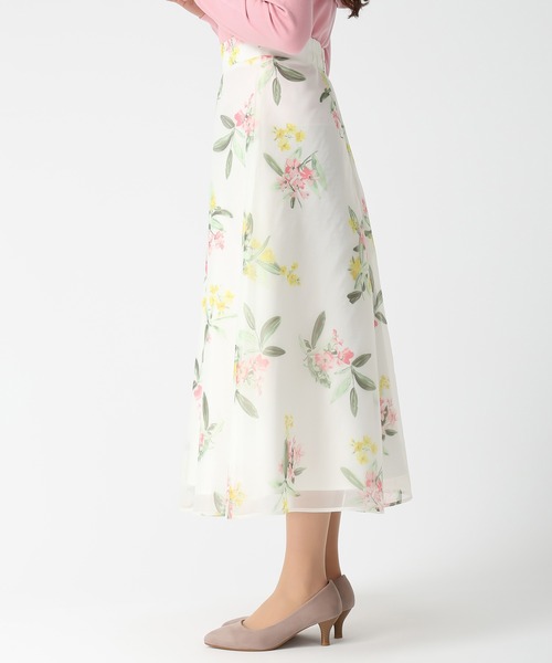 MISCH MASCH（ミッシュマッシュ）の「2026春夏新作 ボタニカルオーガンジーフラワースカート（スカート・レディース・ブルー/ピンク・S/M）」の10枚目の写真