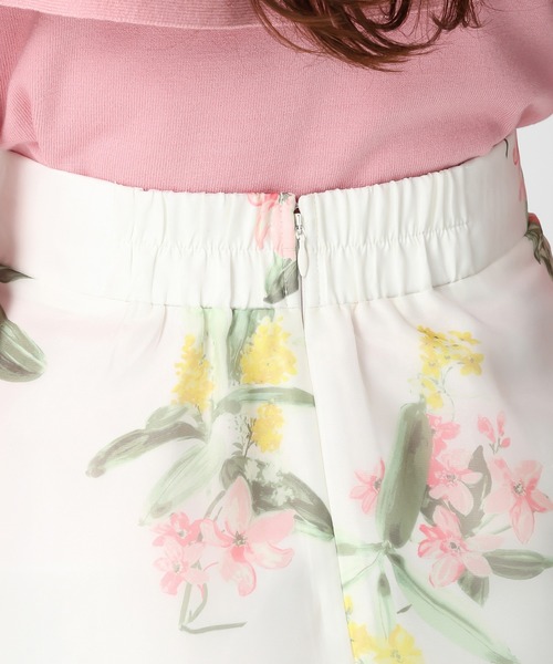 MISCH MASCH（ミッシュマッシュ）の「2026春夏新作 ボタニカルオーガンジーフラワースカート（スカート・レディース・ブルー/ピンク・S/M）」の12枚目の写真