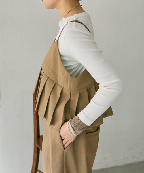 ear PAPILLONNER（イアパピヨネ）の「サマーツイードセットアップ【SUM1 STYLE】（その他トップス・レディース・ベージュ/ブラック・FREE）」の5枚目の写真