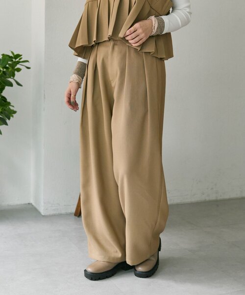 ear PAPILLONNER（イアパピヨネ）の「サマーツイードセットアップ【SUM1 STYLE】（その他トップス・レディース・ベージュ/ブラック・FREE）」の8枚目の写真