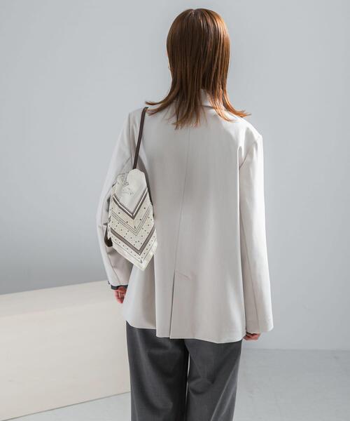 URBAN RESEARCH ROSSO WOMEN(アーバンリサーチ ロッソ)の「ライナー付テーラードジャケット(その他アウター・レディース・ベージュ系その他/ダークブラウン・FREE)」の3枚目の写真