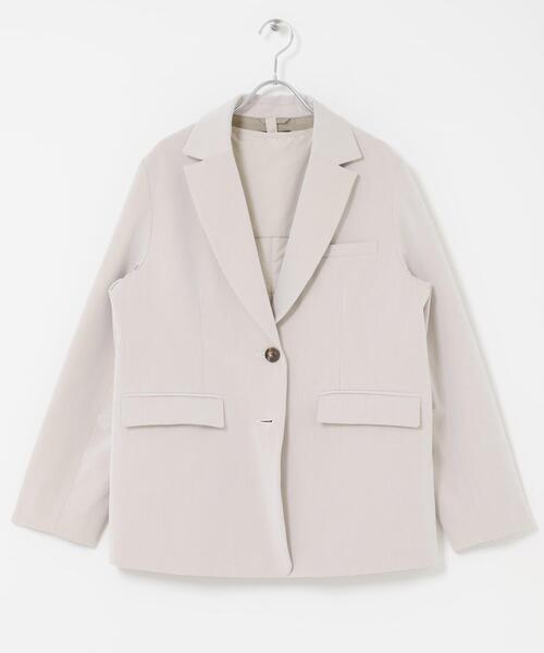 URBAN RESEARCH ROSSO WOMEN(アーバンリサーチ ロッソ)の「ライナー付テーラードジャケット(その他アウター・レディース・ベージュ系その他/ダークブラウン・FREE)」の5枚目の写真