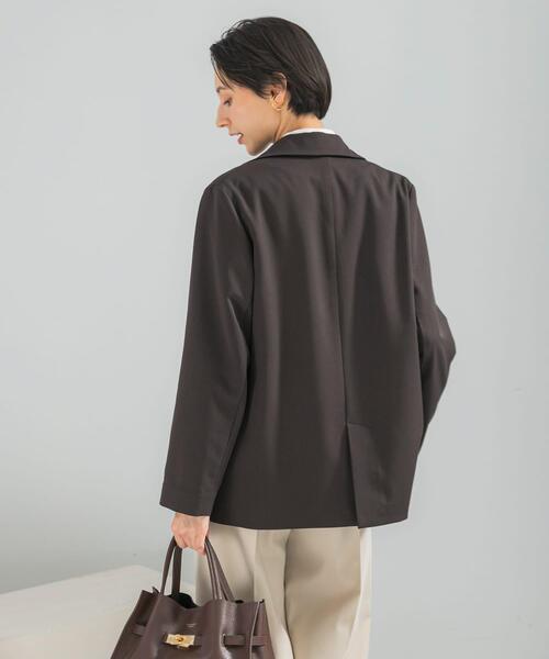 URBAN RESEARCH ROSSO WOMEN(アーバンリサーチ ロッソ)の「ライナー付テーラードジャケット(その他アウター・レディース・ベージュ系その他/ダークブラウン・FREE)」の14枚目の写真