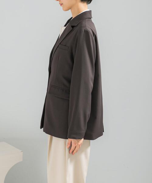 URBAN RESEARCH ROSSO WOMEN(アーバンリサーチ ロッソ)の「ライナー付テーラードジャケット(その他アウター・レディース・ベージュ系その他/ダークブラウン・FREE)」の16枚目の写真