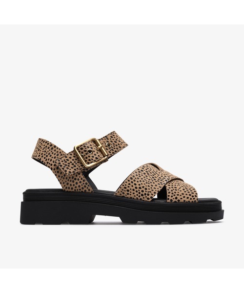 Clarks(クラークス)の「Orinoco3 Cross / オリノコ3クロス (アニマルプリント)(サンダル・レディース・アニマル・UK6/UK5.5/UK5/UK4.5/UK4/UK3.5/UK3)」の1枚目の写真