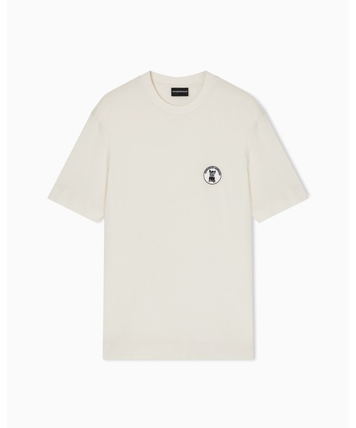 EMPORIO ARMANI（エンポリオアルマーニ）の「【エンポリオ アルマーニ】BLUE SHADES Tシャツ（Tシャツ/カットソー・メンズ・ネイビー/オフホワイト・MEDIUM/LARGE/XX-LARGE/X-SMALL/X-LARGE/SMALL）」の3枚目の写真