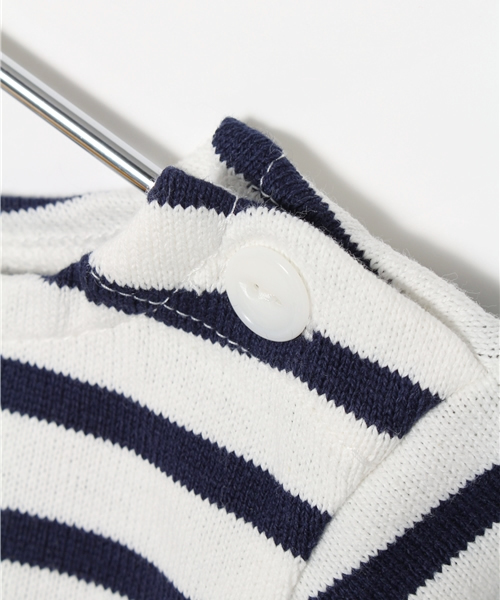 URBAN RESEARCH DOORS（アーバンリサーチドアーズ）の「FORK＆SPOON Color Border（Tシャツ/カットソー・キッズ・ホワイト/ブルー系その他/レッド・120/90/105/135）」の5枚目の写真