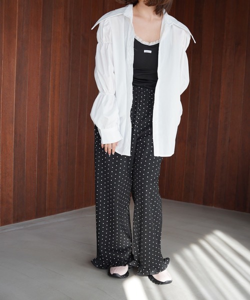 SANSeLF（サンセルフ）の「【SANSeLF】レースアップフラットシューズ sas26s004（その他シューズ・レディース・ピンク/ブラック・36/37/38/39）」の17枚目の写真