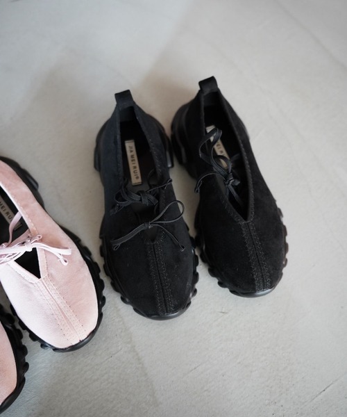 SANSeLF（サンセルフ）の「【SANSeLF】レースアップフラットシューズ sas26s004（その他シューズ・レディース・ピンク/ブラック・36/37/38/39）」の21枚目の写真