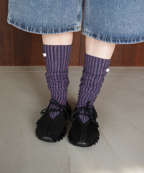 SANSeLF（サンセルフ）の「【SANSeLF】レースアップフラットシューズ sas26s004（その他シューズ・レディース・ピンク/ブラック・36/37/38/39）」の11枚目の写真