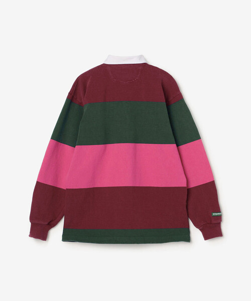 Barbarian（バーバリアン）の「BARBARIAN | 〈別注〉コットン フェードラグビーシャツ MEN（Tシャツ/カットソー・メンズ・ブラウン系その他/ブラック系その他/レッド系その他・M/XL/L）」の16枚目の写真