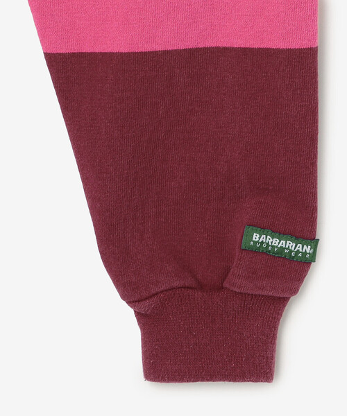 Barbarian（バーバリアン）の「BARBARIAN | 〈別注〉コットン フェードラグビーシャツ MEN（Tシャツ/カットソー・メンズ・ブラウン系その他/ブラック系その他/レッド系その他・M/XL/L）」の14枚目の写真